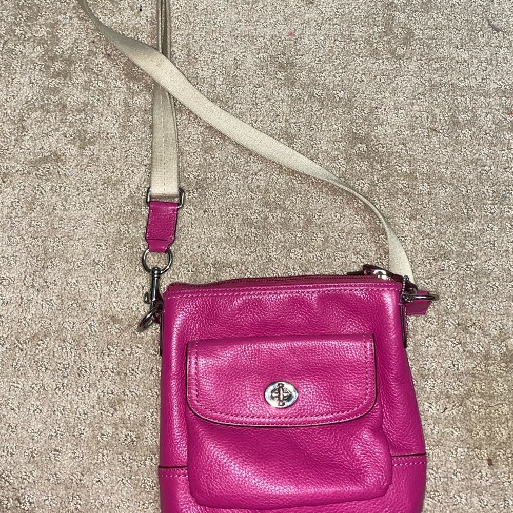 Purple Coach Purse